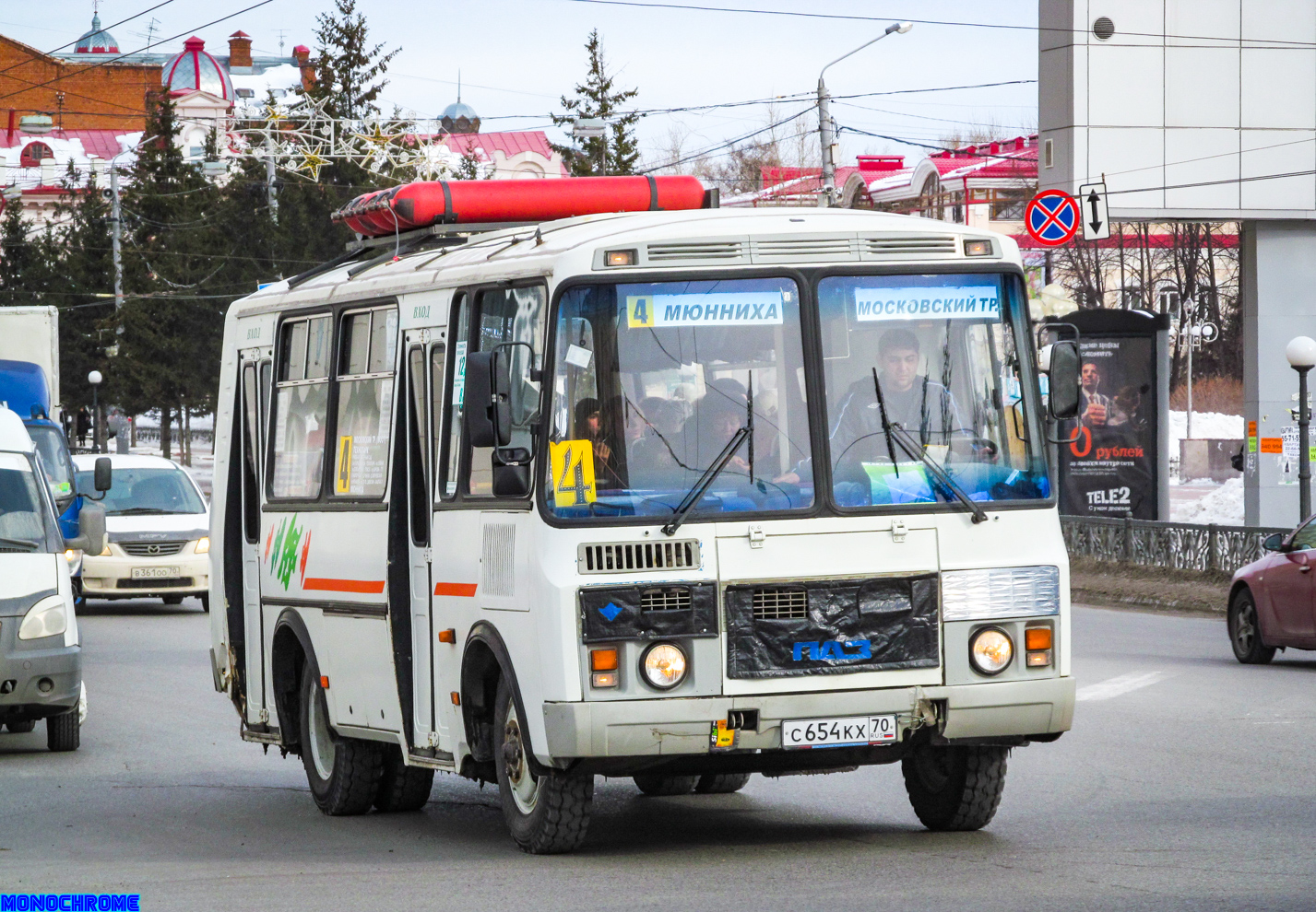 Томская область, ПАЗ-32054 № С 654 КХ 70