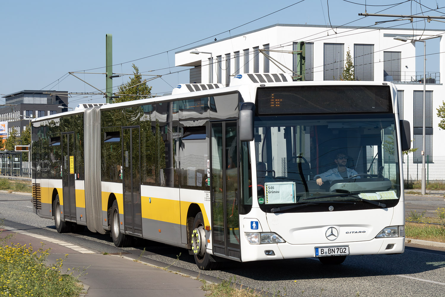 Берлин, Mercedes-Benz O530G Citaro facelift G № B-BN 702; Берлин — SEV · S9 / S45 / S46 · Schöneweide <> Flughafen BER / Grünau · 16.09.2024 — 14.10.2024