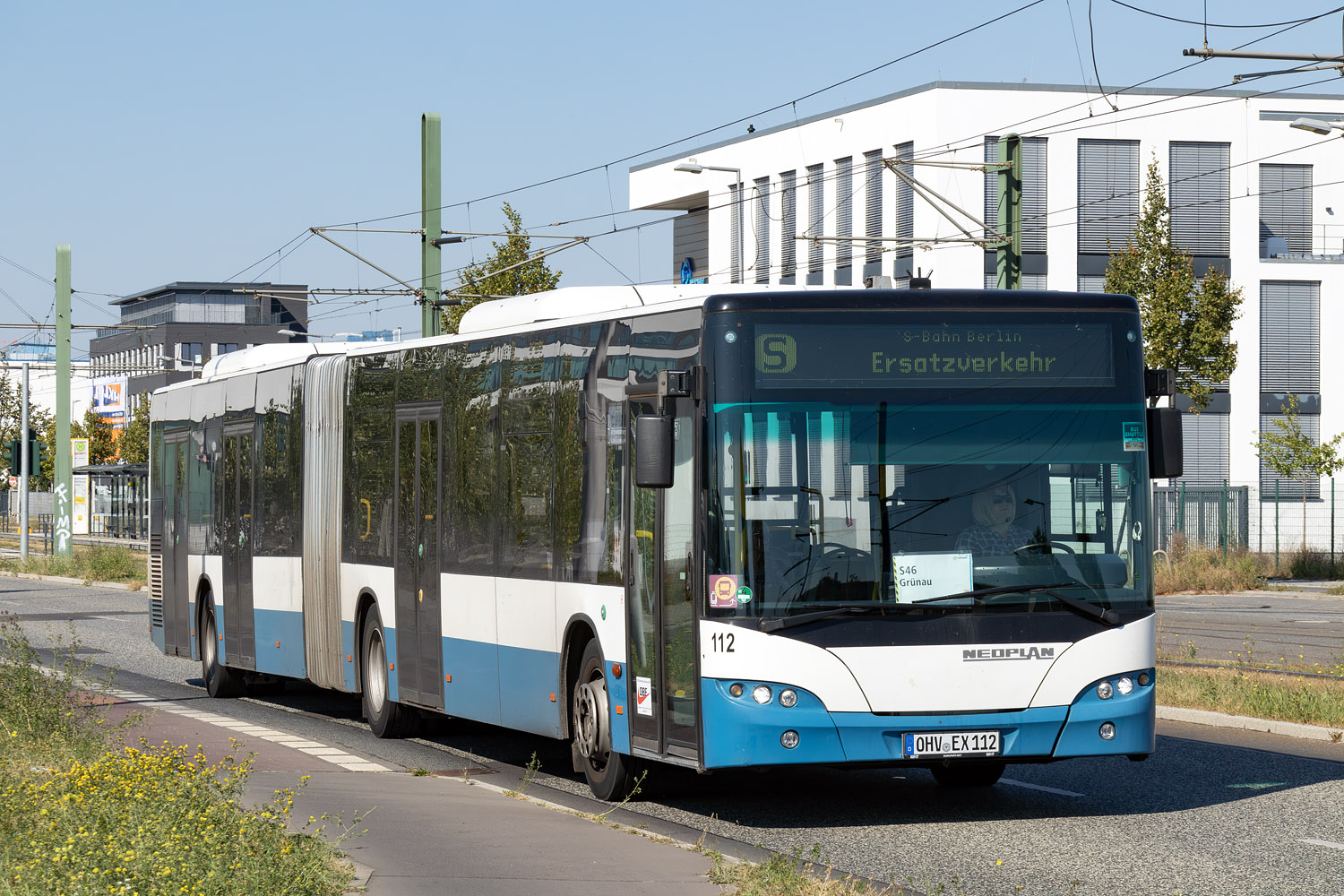 Бранденбург, Neoplan 489 N4522/3 Centroliner Evolution № OHV-EX 112; Берлин — SEV · S9 / S45 / S46 · Schöneweide <> Flughafen BER / Grünau · 16.09.2024 — 14.10.2024