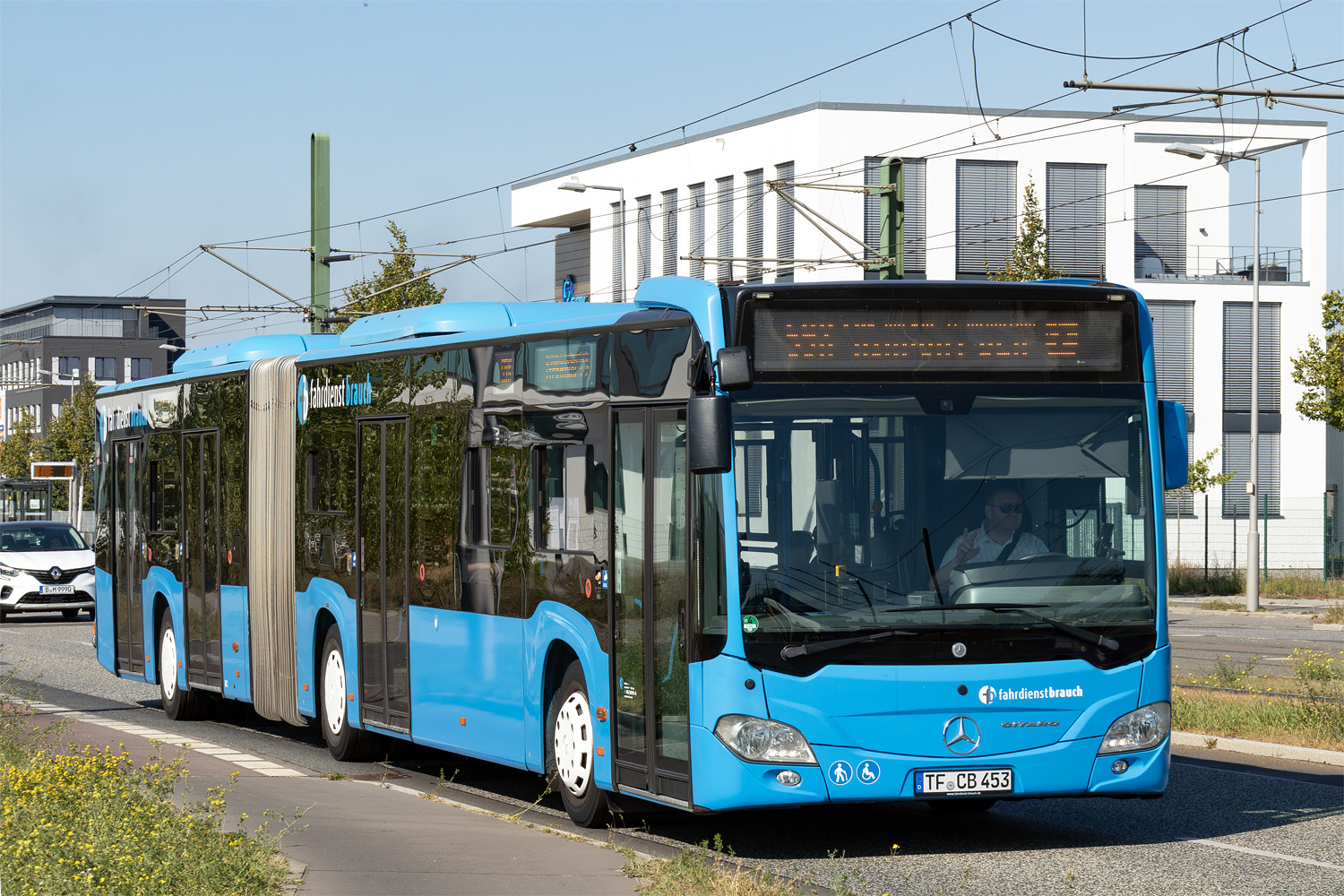 Берлин, Mercedes-Benz Citaro C2 G № TF-CB 453; Берлин — SEV · S9 / S45 / S46 · Schöneweide <> Flughafen BER / Grünau · 16.09.2024 — 14.10.2024