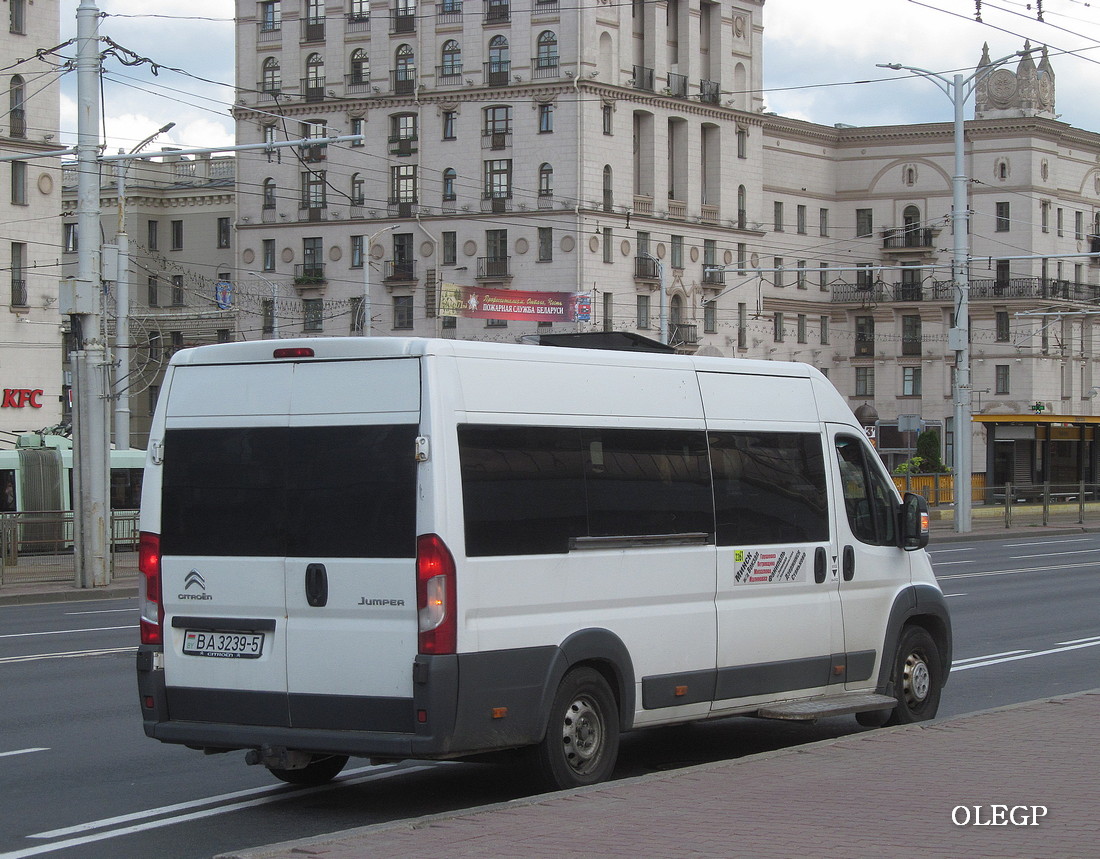 Минская область, Citroën Jumper № ВА 3239-5 Минская область, Citroën Jumper № ВА 3239-5