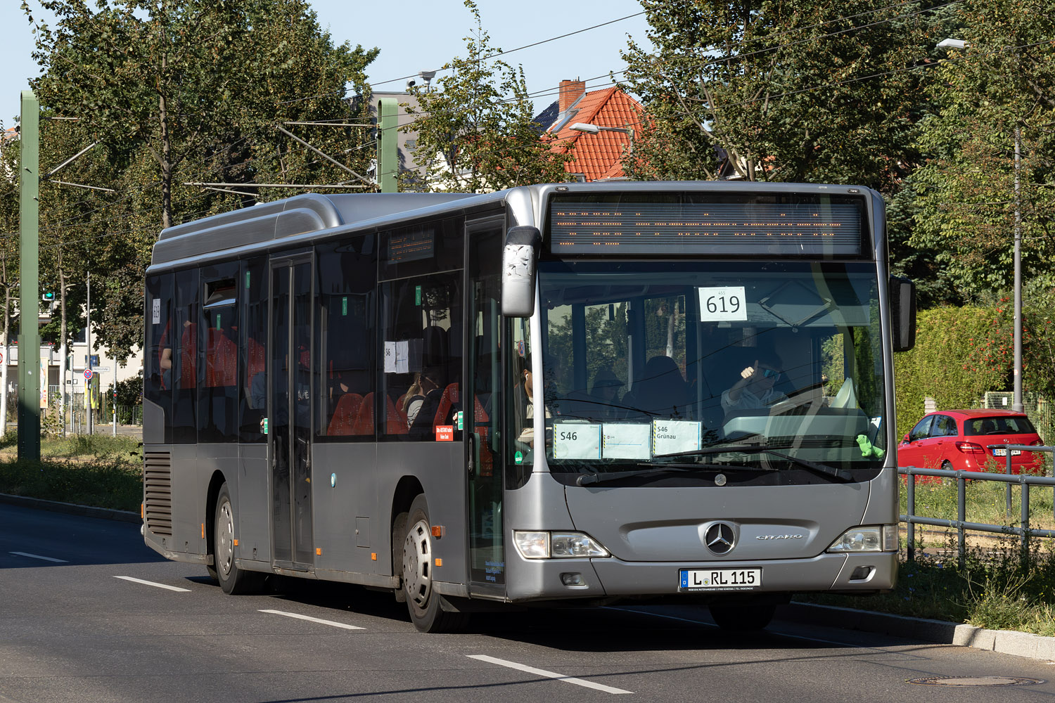 Саксония, Mercedes-Benz O530LEÜ Citaro facelift LE Ü № L-RL 115; Берлин — SEV · S9 / S45 / S46 · Schöneweide <> Flughafen BER / Grünau · 16.09.2024 — 14.10.2024