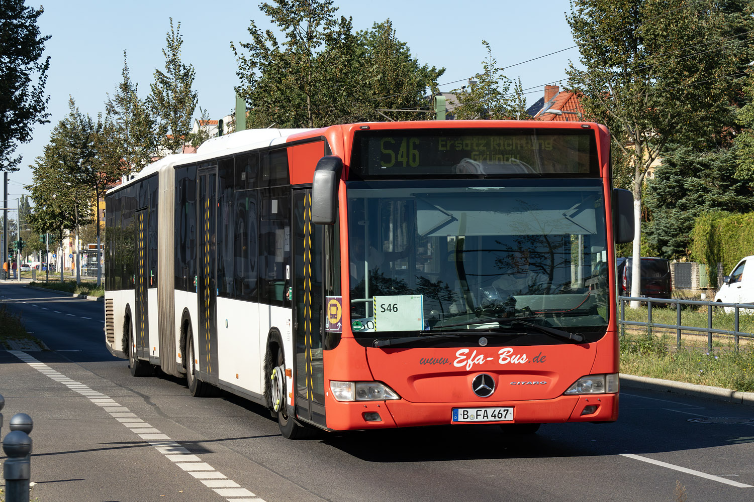 Берлин, Mercedes-Benz O530G Citaro facelift G № B-FA 467; Берлин — SEV · S9 / S45 / S46 · Schöneweide <> Flughafen BER / Grünau · 16.09.2024 — 14.10.2024