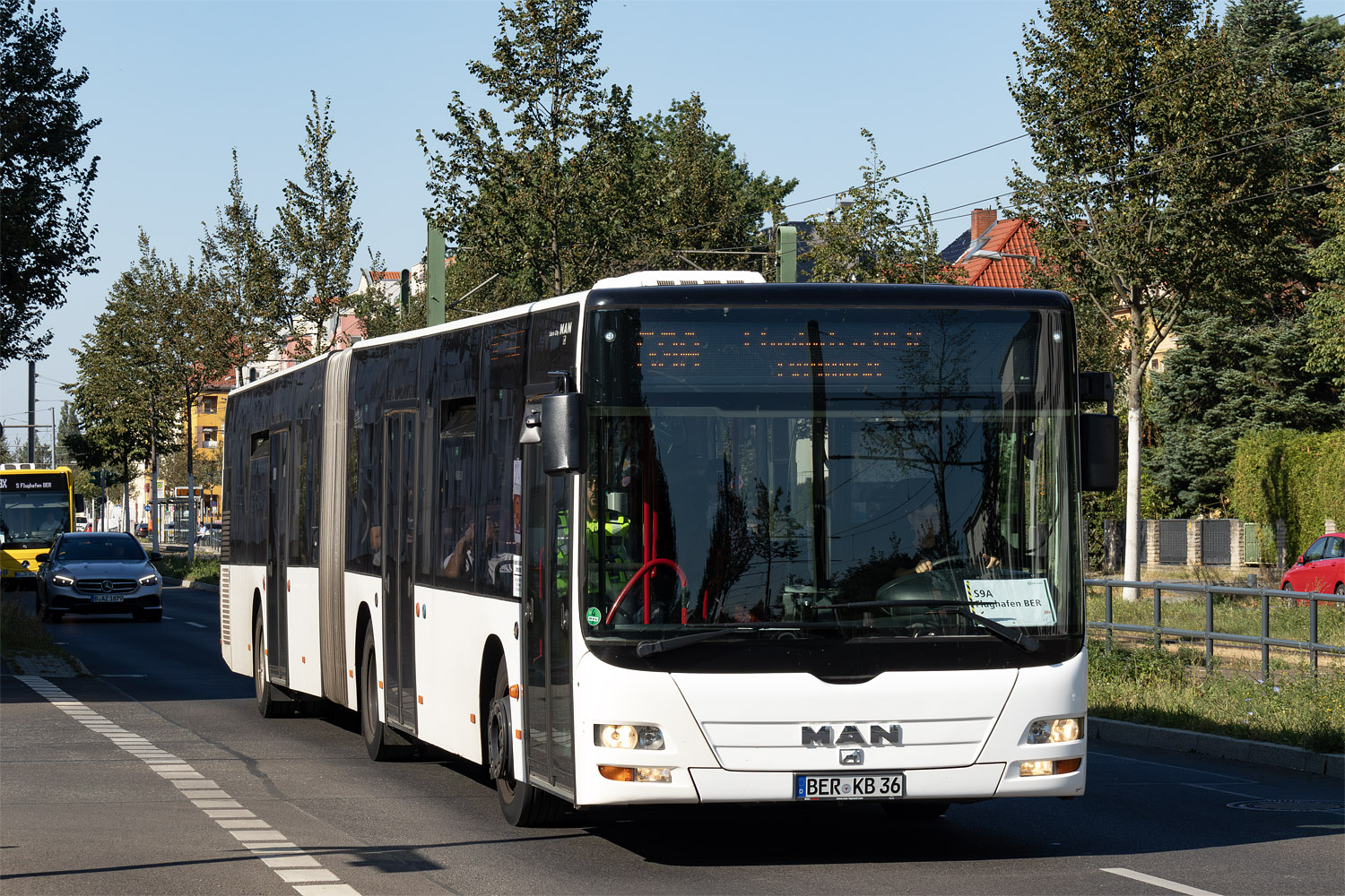 Brandenburg, MAN A23 Lion's City G NG323 # BER-KB 36; Berlin — SEV · S9 / S45 / S46 · Schöneweide <> Flughafen BER / Grünau · 16.09.2024 — 14.10.2024