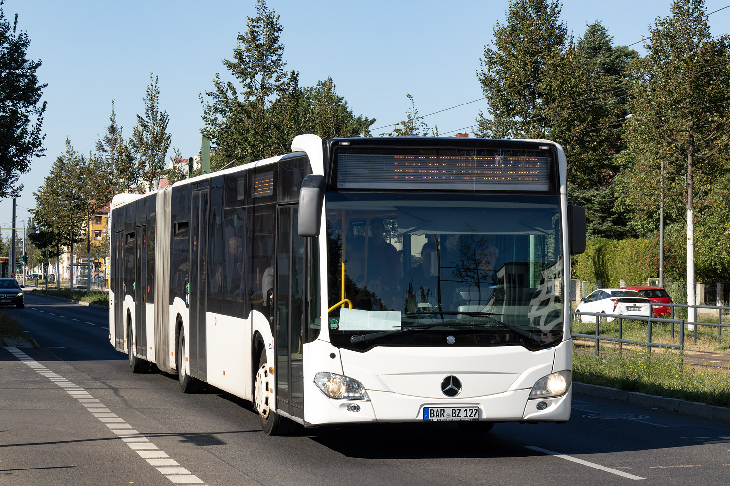 Бранденбург, Mercedes-Benz Citaro C2 G № BAR-BZ 127; Берлин — SEV · S9 / S45 / S46 · Schöneweide <> Flughafen BER / Grünau · 16.09.2024 — 14.10.2024