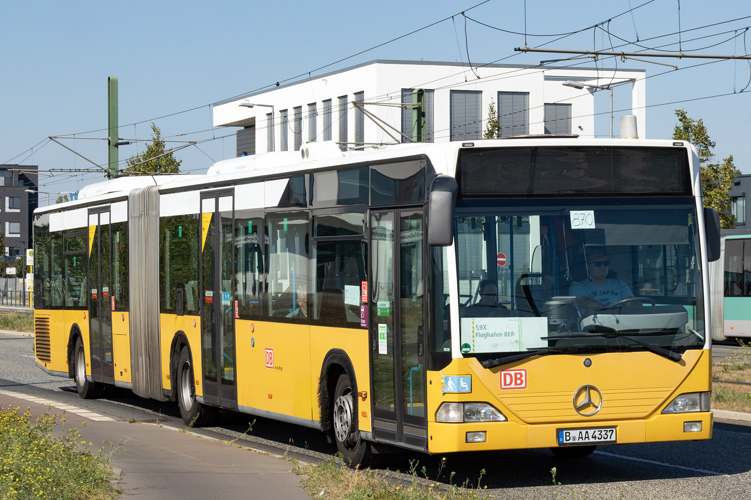 Берлин, Mercedes-Benz O530G Citaro G № 337; Берлин — SEV · S9 / S45 / S46 · Schöneweide <> Flughafen BER / Grünau · 16.09.2024 — 14.10.2024