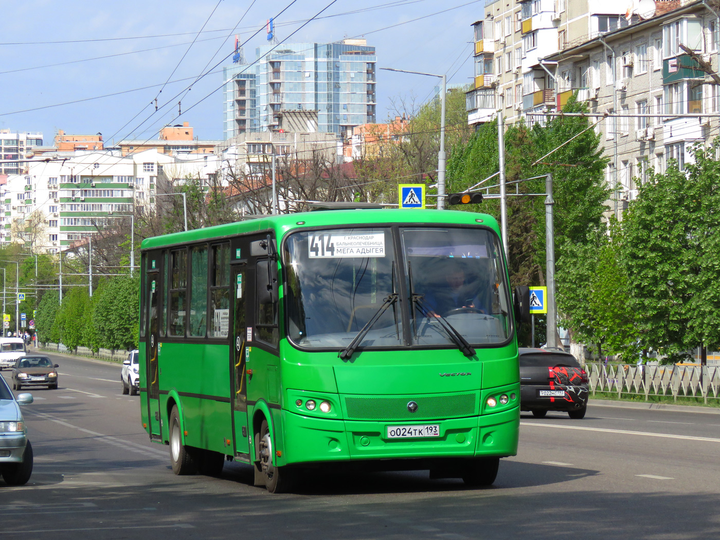 Краснодарский край, ПАЗ-320412-04 "Вектор" № О 024 ТК 193