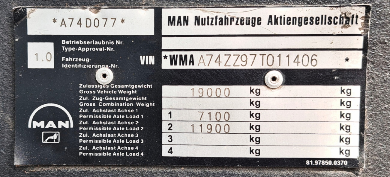 Астана, MAN A74 Lion's Classic SL283 № D119