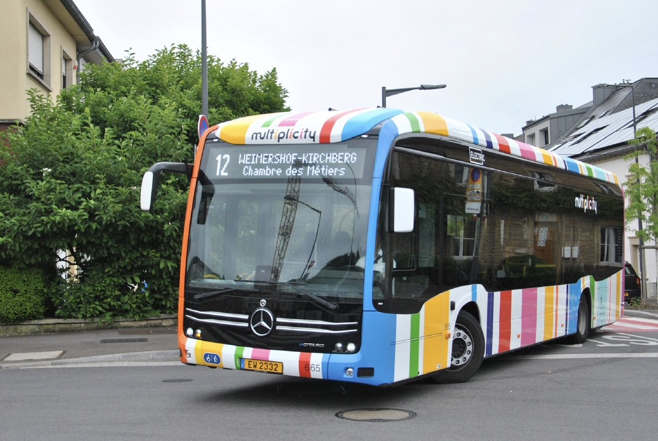 Люксембург, Mercedes-Benz eCitaro № 665