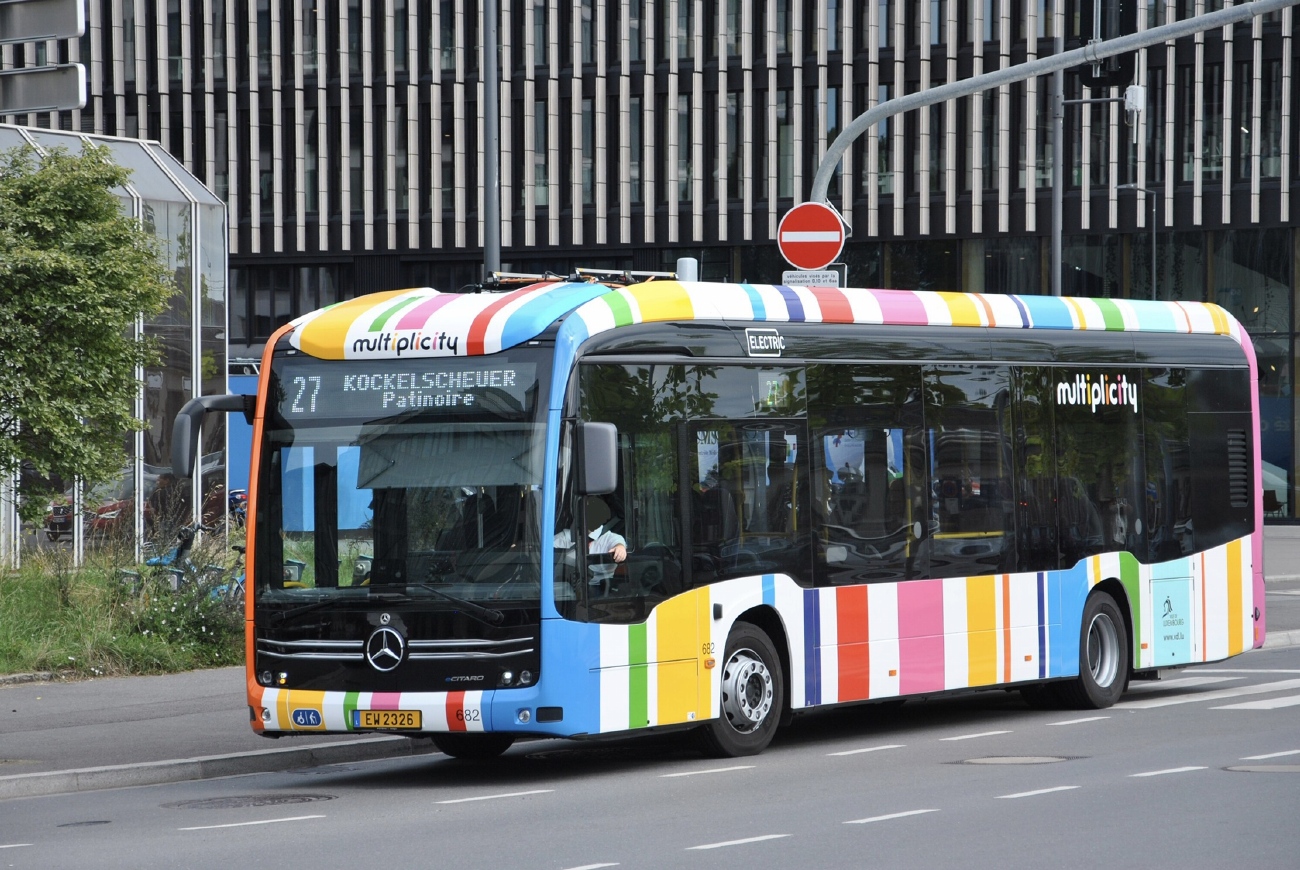 Люксембург, Mercedes-Benz eCitaro № 682