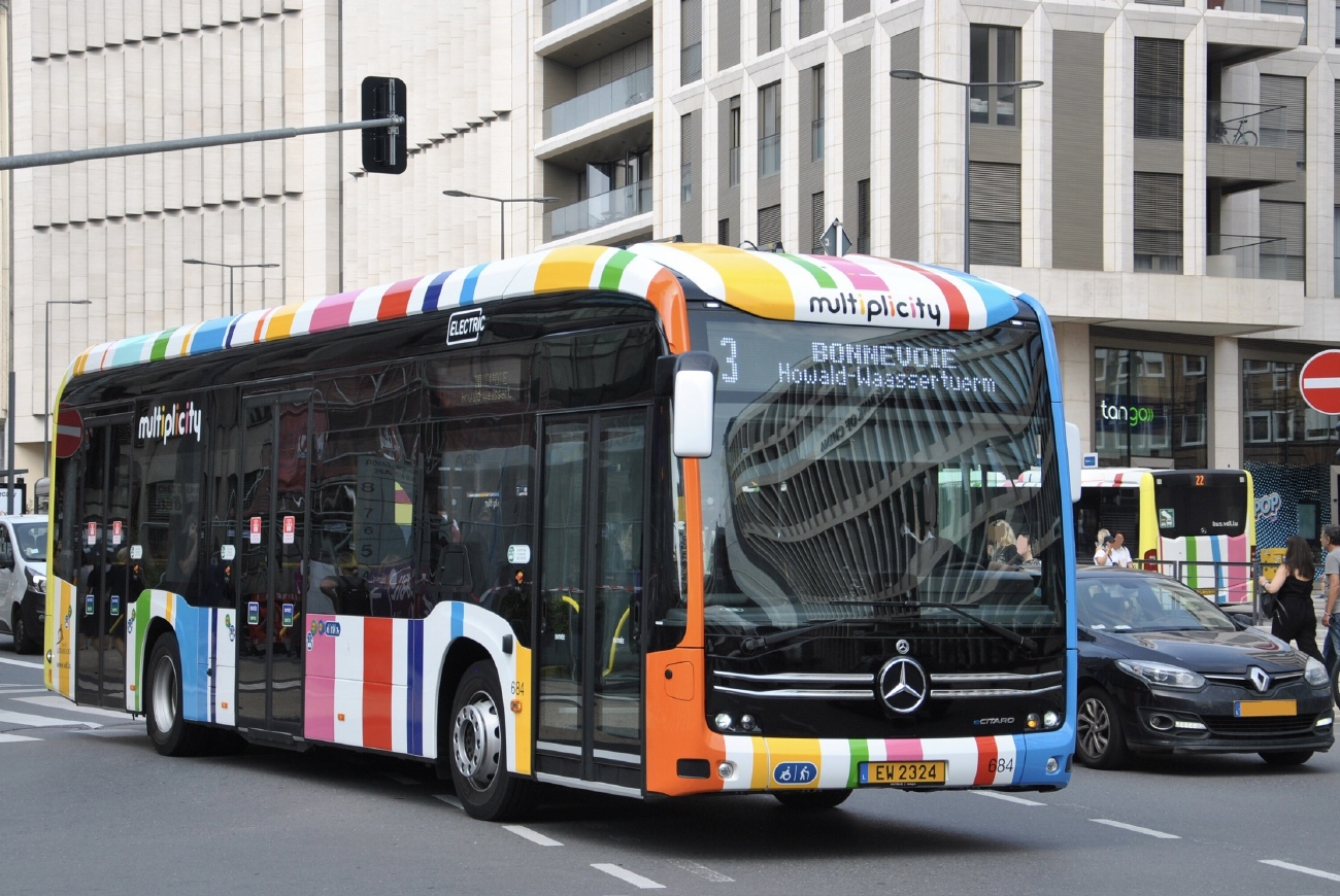 Люксембург, Mercedes-Benz eCitaro № 684