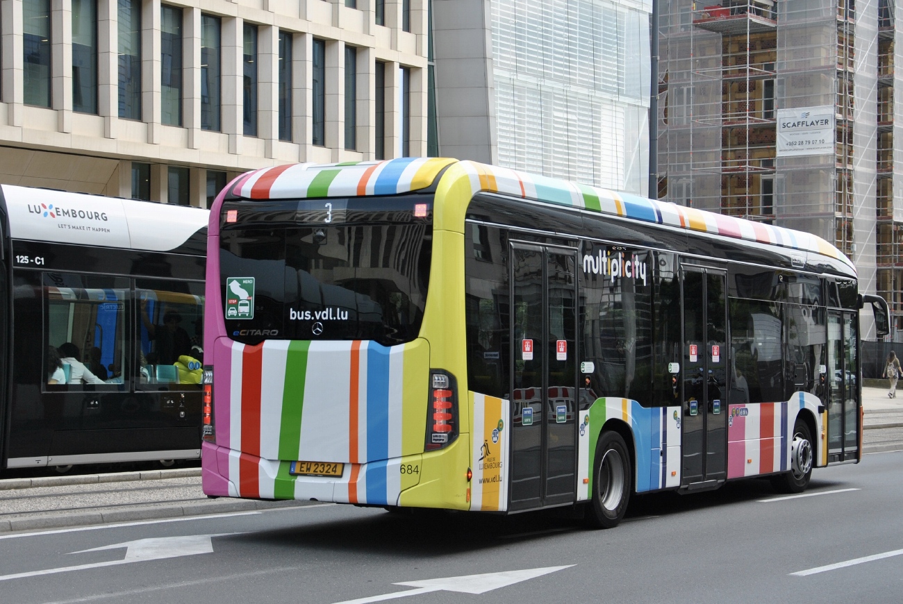 Люксембург, Mercedes-Benz eCitaro № 684
