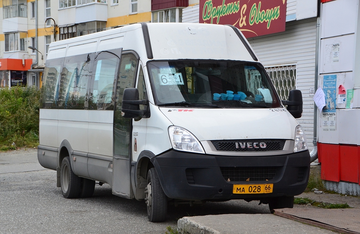 Свердловская область, Нижегородец-2227UU (IVECO Daily) № МА 028 66