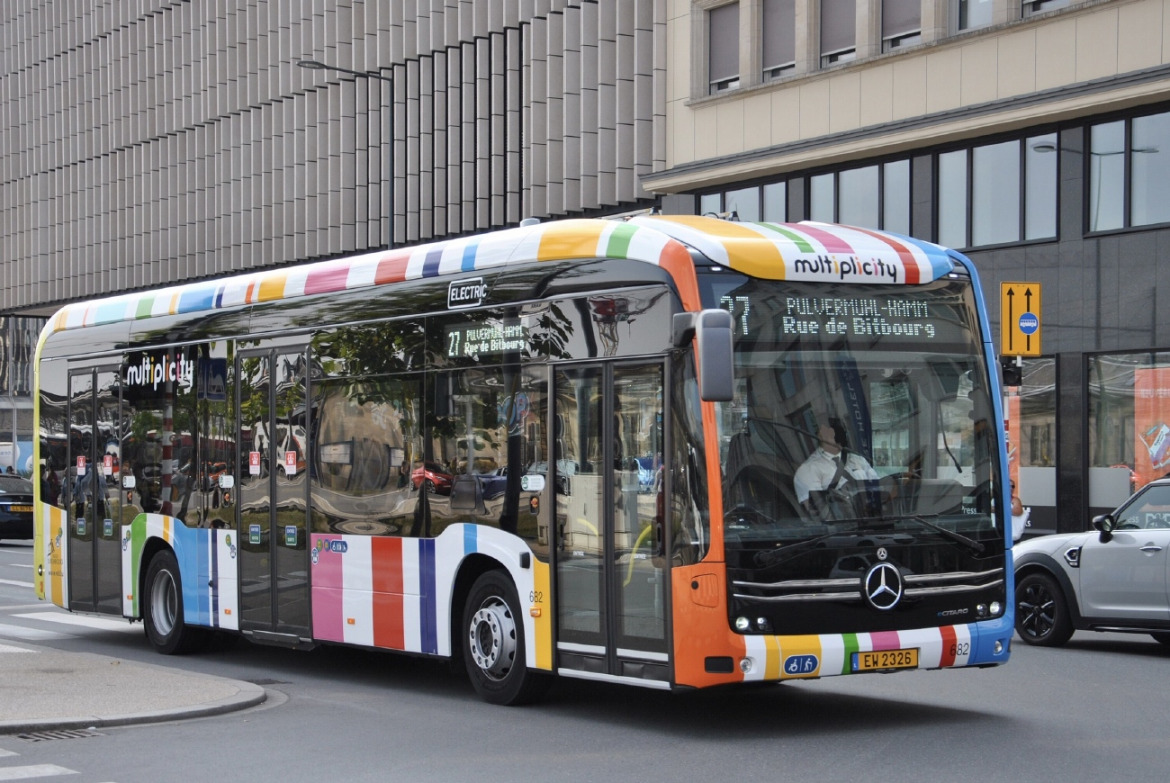 Люксембург, Mercedes-Benz eCitaro № 682