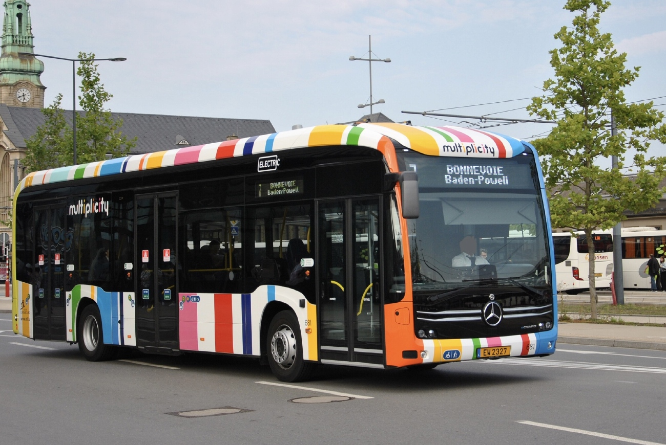 Люксембург, Mercedes-Benz eCitaro № 681