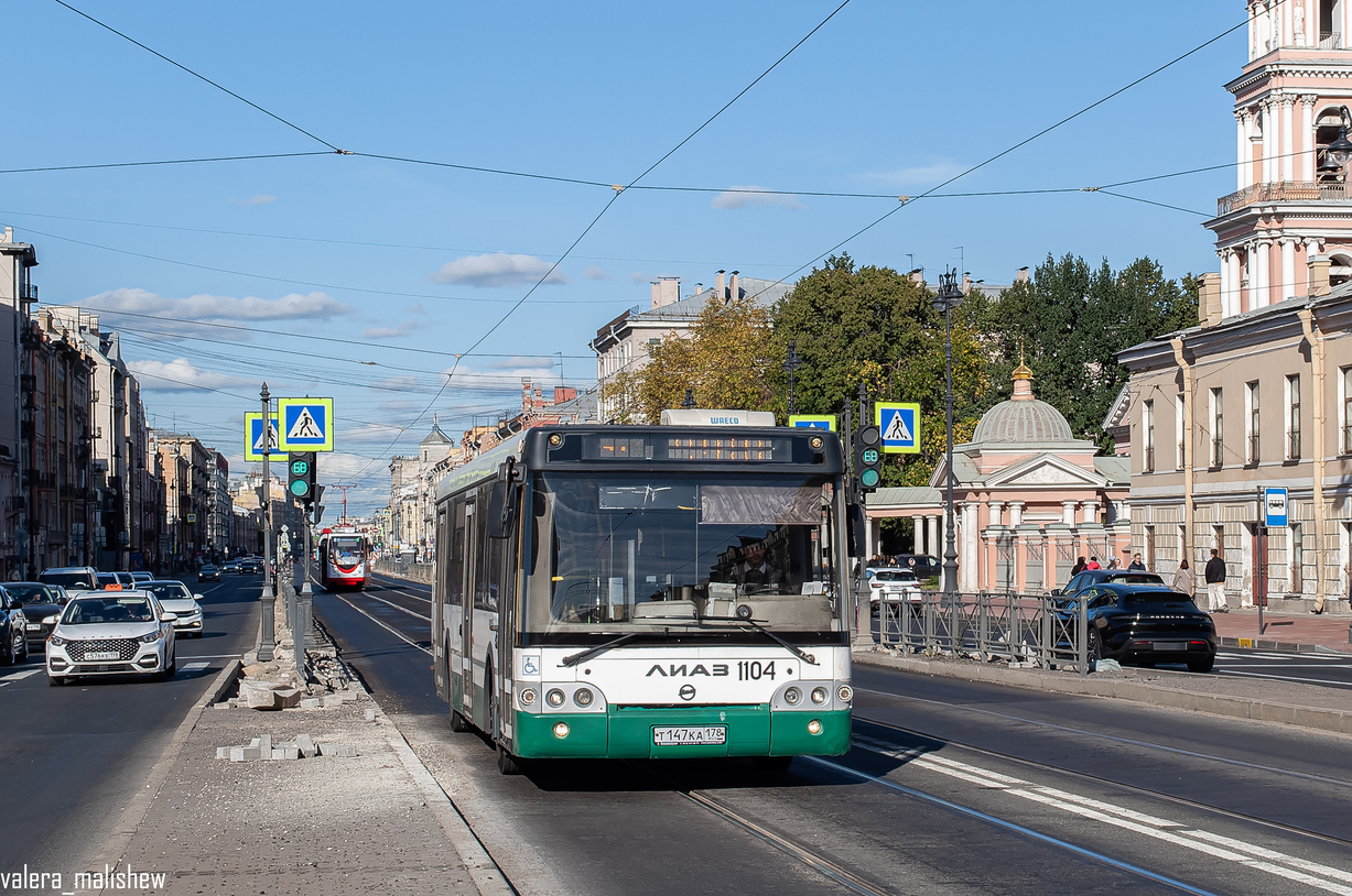 Санкт-Петербург, ЛиАЗ-5292.60 № 1104