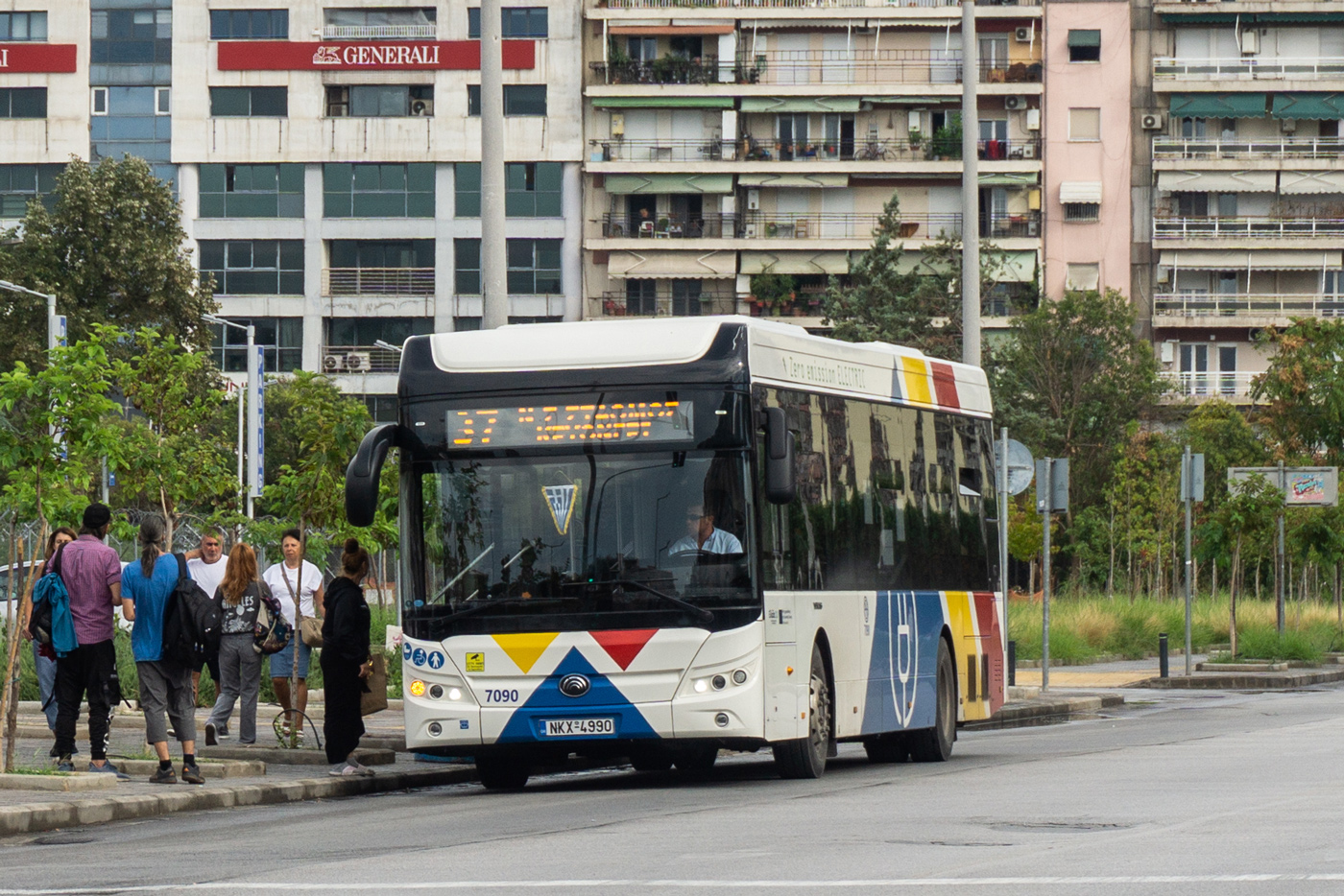 Греция, Yutong E12 (ZK6128BEVG) № 7090