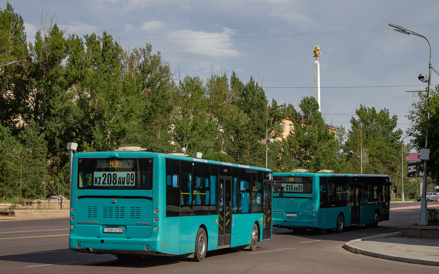 Карагандинская область, Yutong ZK6118HGA (QazTehna) № 208 AV 09