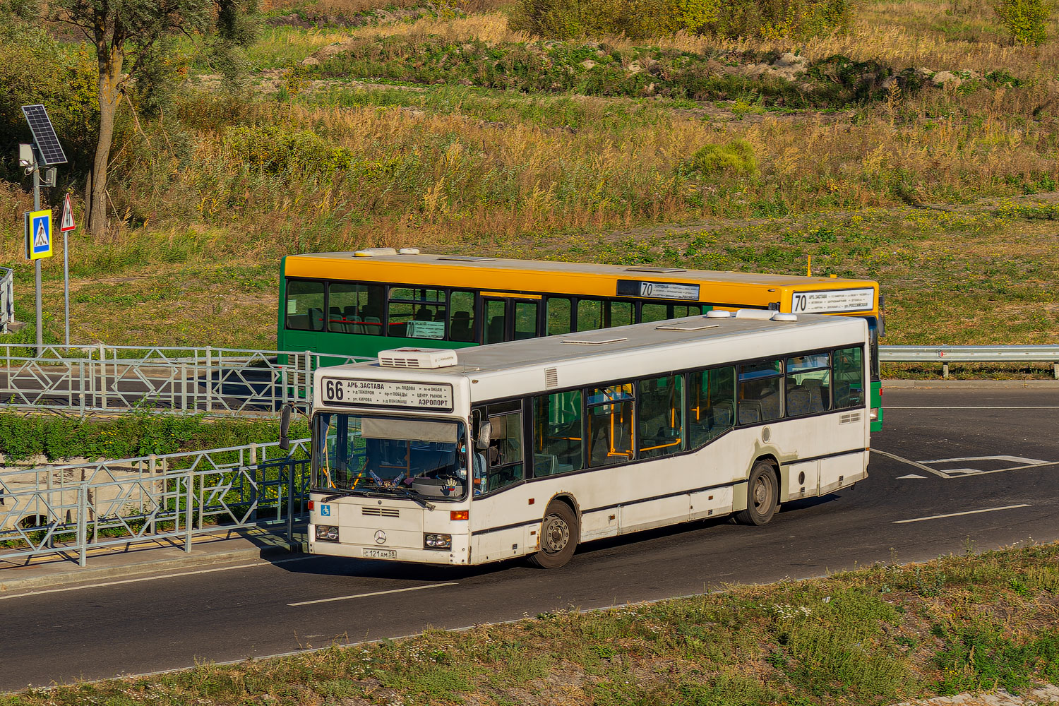 Penza region, Mercedes-Benz O405N2 (SAM) Nr. С 121 АМ 58