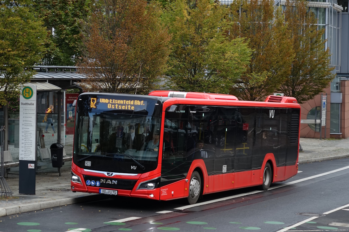 Бавария, MAN 12C Lion's City 12 NL330 EfficientHybrid № AB-VU 70