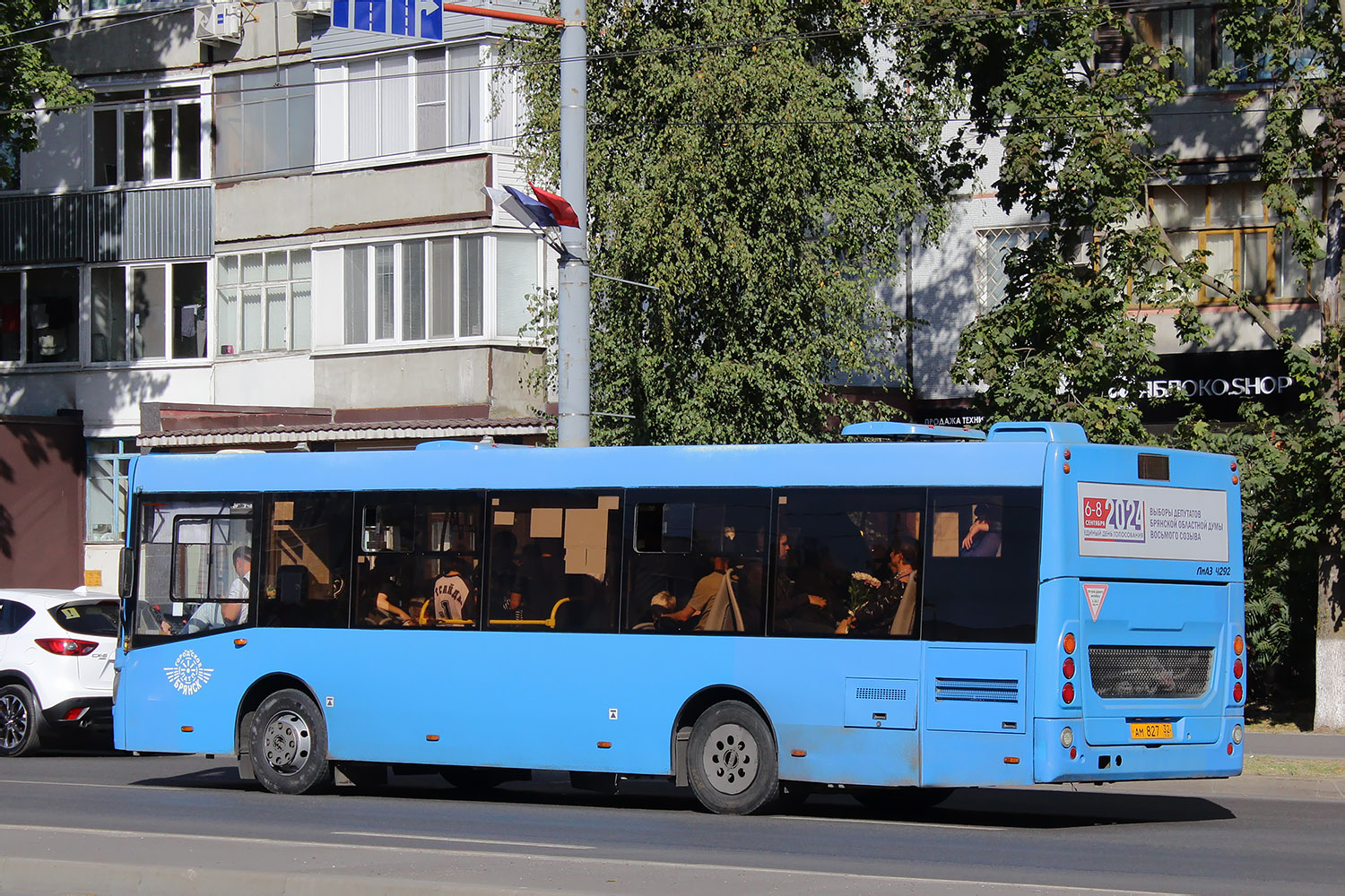 Bryansk region, LiAZ-4292.60 (1-2-0) Nr. 299