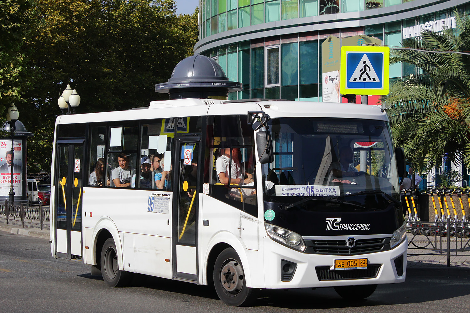 Краснодарский край, ПАЗ-320435-04 "Vector Next" № АЕ 005 23