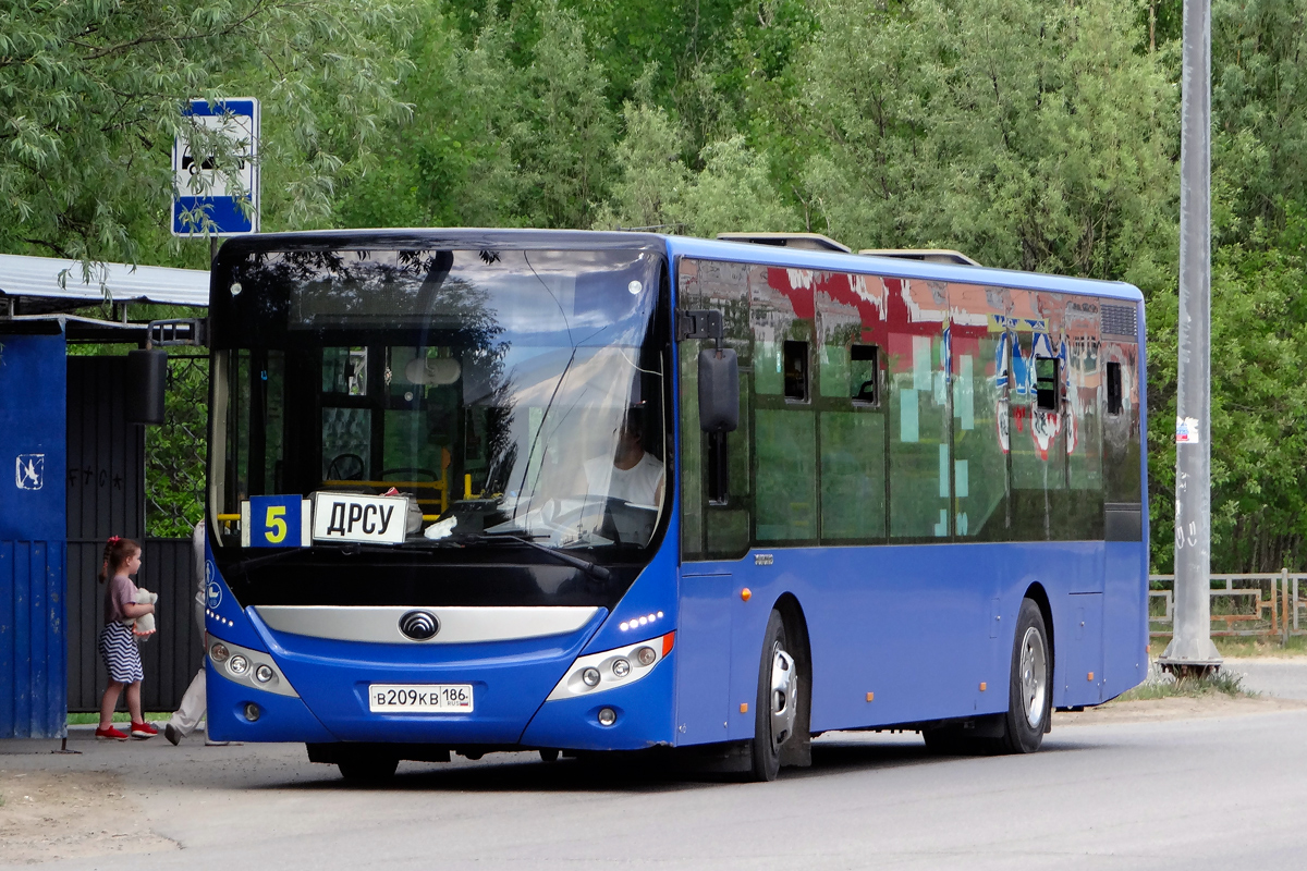 Ханты-Мансийский АО, Yutong ZK6118HGA № В 209 КВ 186