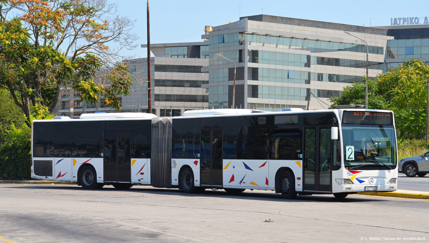 Греция, Mercedes-Benz O530G Citaro facelift G № 2217