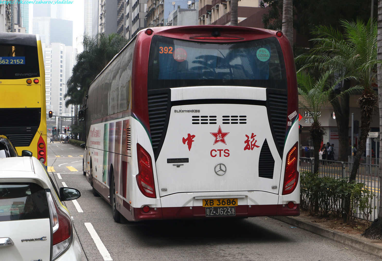 Гонконг, Sunlong SLK6116HKB № 粤Z JG23港