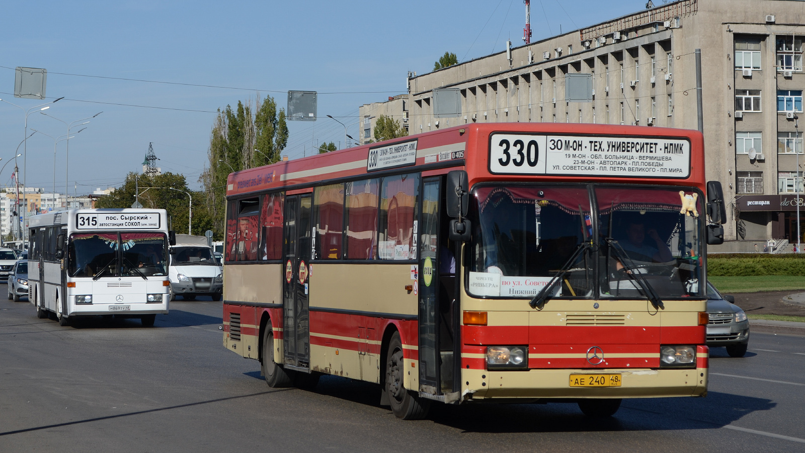 Липецкая область, Mercedes-Benz O405 № АЕ 240 48