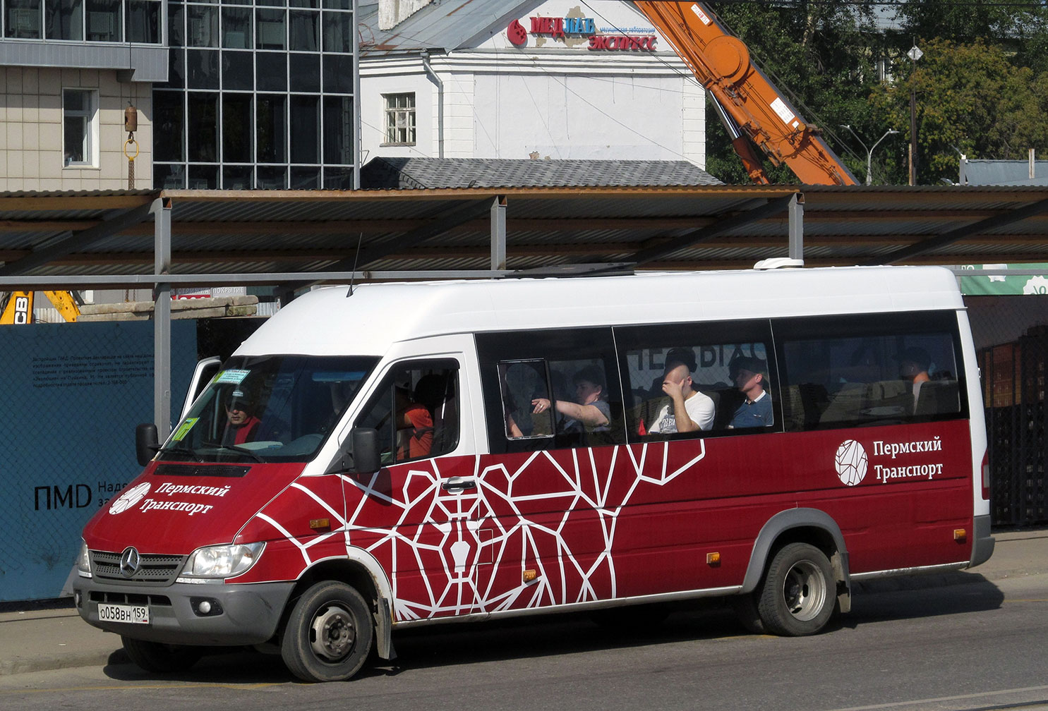 Пермский край, Луидор-223203 (MB Sprinter Classic) № О 058 ВН 159