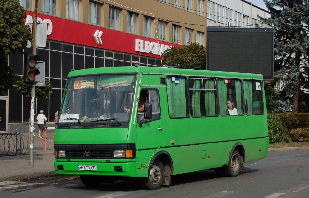 Житомирская область, БАЗ-А079.14 "Подснежник" № AM 6674 CP