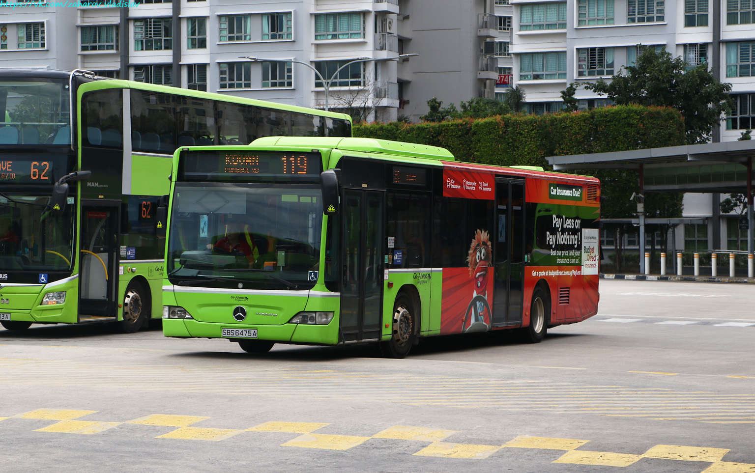 Сингапур, Mercedes-Benz O530 Citaro facelift RL № SBS6475A