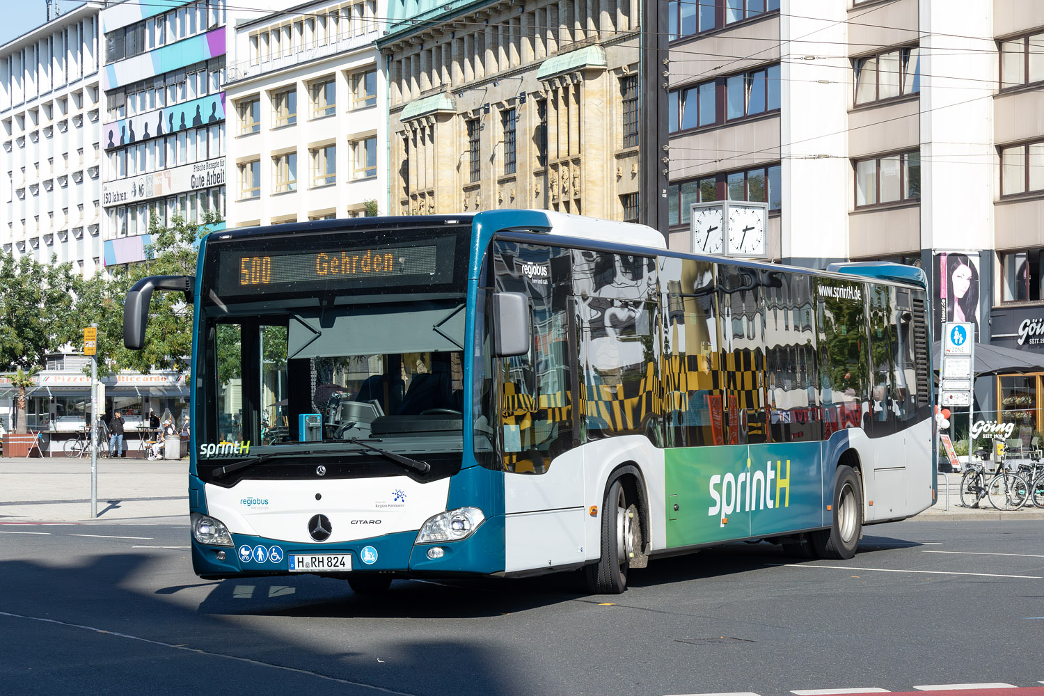 Нижняя Саксония, Mercedes-Benz Citaro C2 Ü hybrid № H-RH 824 Нижняя Саксония, Mercedes-Benz Citaro C2 Ü hybrid № H-RH 824