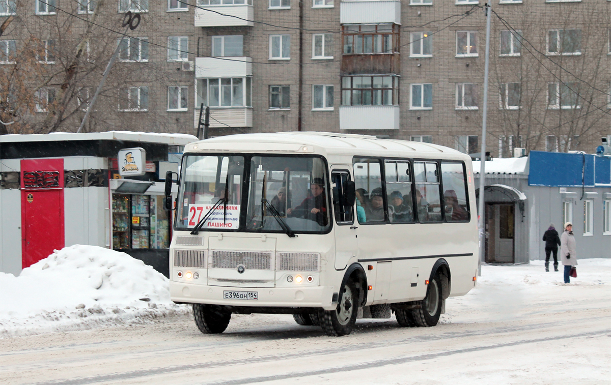 Новосибирская область, ПАЗ-32054 № Е 396 ОН 154