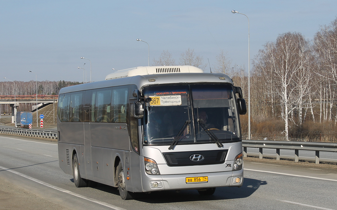 Челябинская область, Hyundai Universe Space Luxury № ВВ 856 74