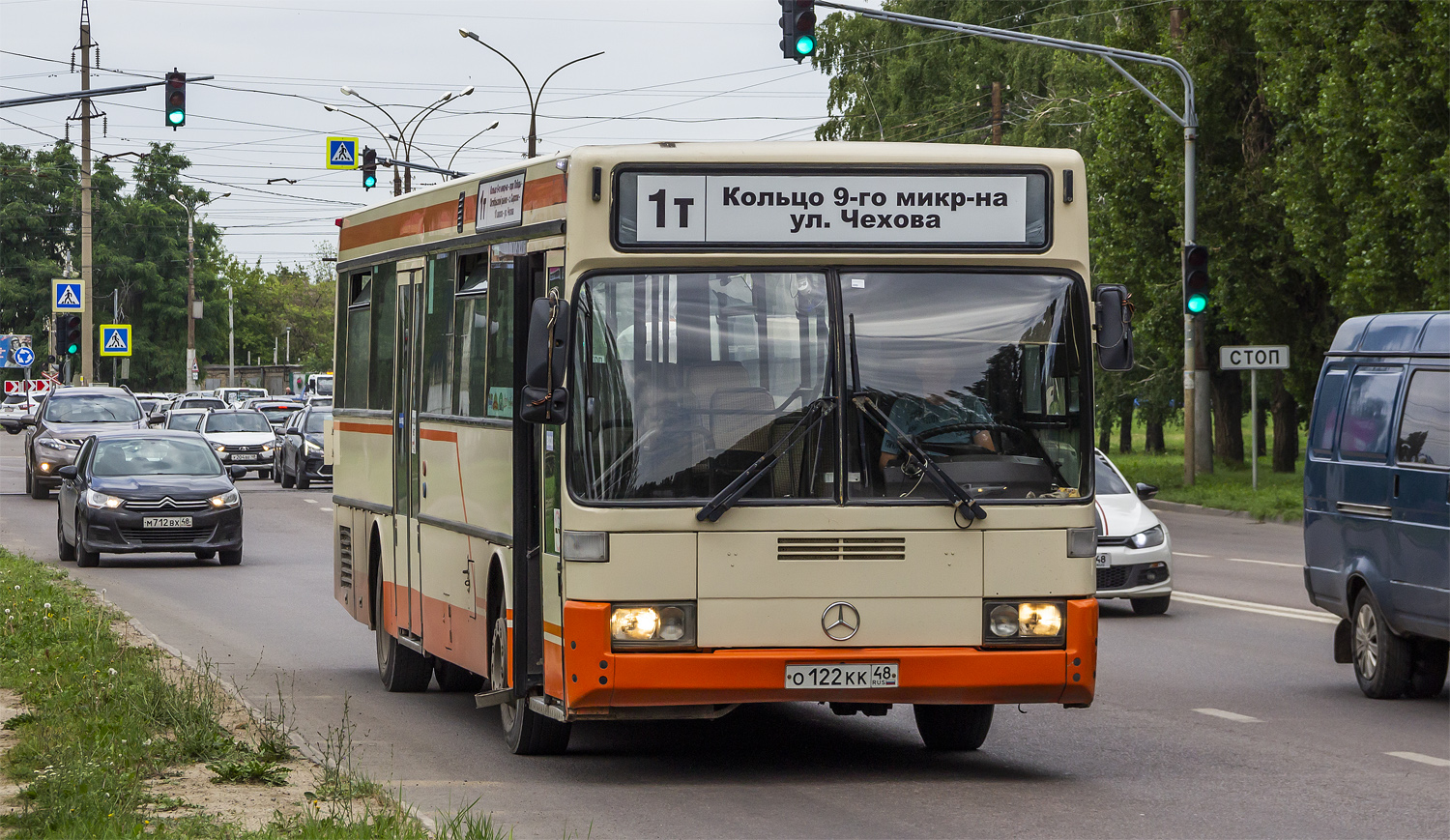 Липецкая область, Mercedes-Benz O405 № О 122 КК 48