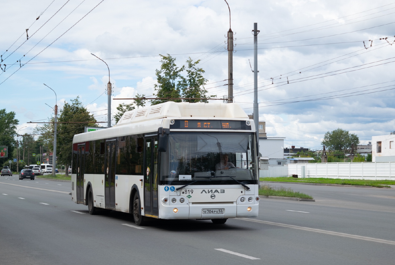 Новгородская область, ЛиАЗ-5292.67 (CNG) № 819