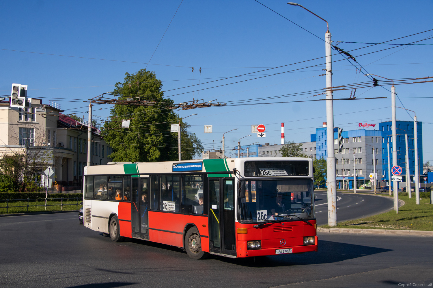 Vladimir region, Mercedes-Benz O405N2 # Н 463 РО 33