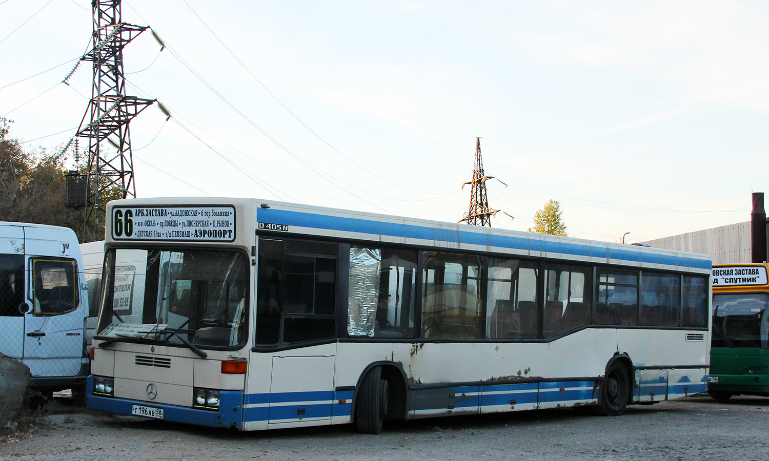 Пензенская область, Mercedes-Benz O405N2 № Т 196 АВ 58