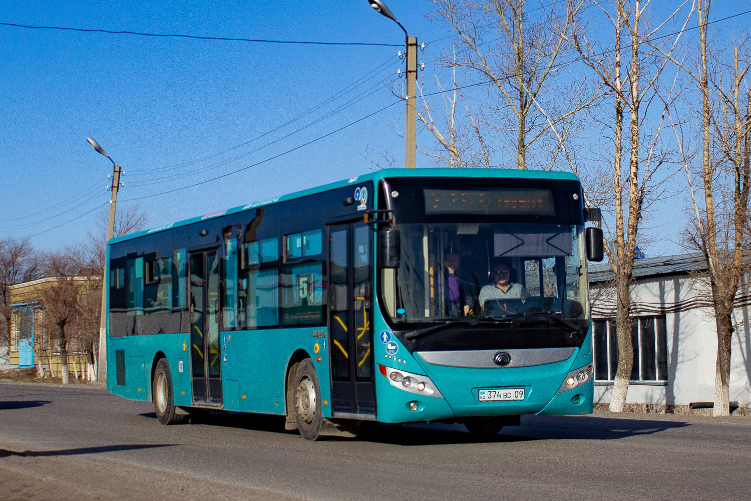 Карагандинская область, Yutong ZK6118HGA № 374 BD 09