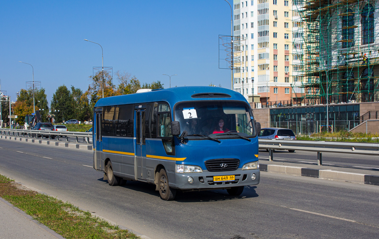 Свердловская область, Hyundai County Deluxe № 603