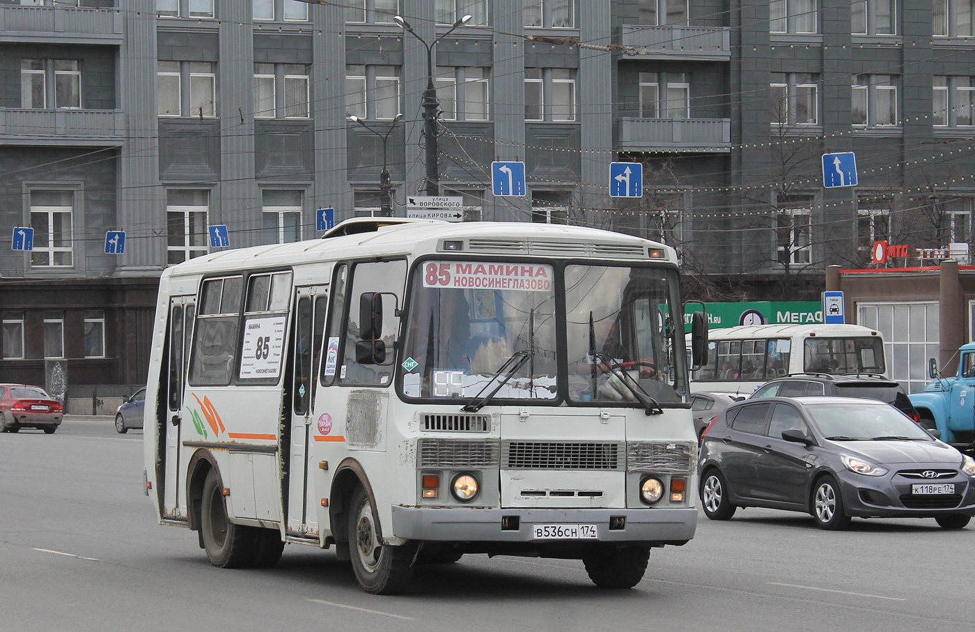 Челябинская область, ПАЗ-32054 № В 536 СН 174