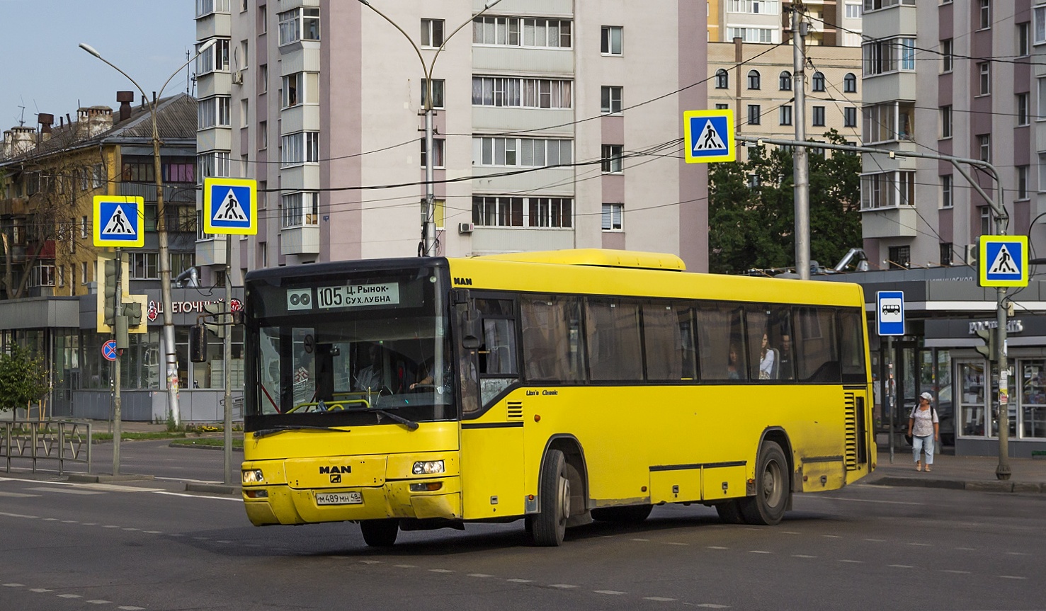 Липецкая область, MAN A74 Lion's Classic SL283 № М 489 МН 48
