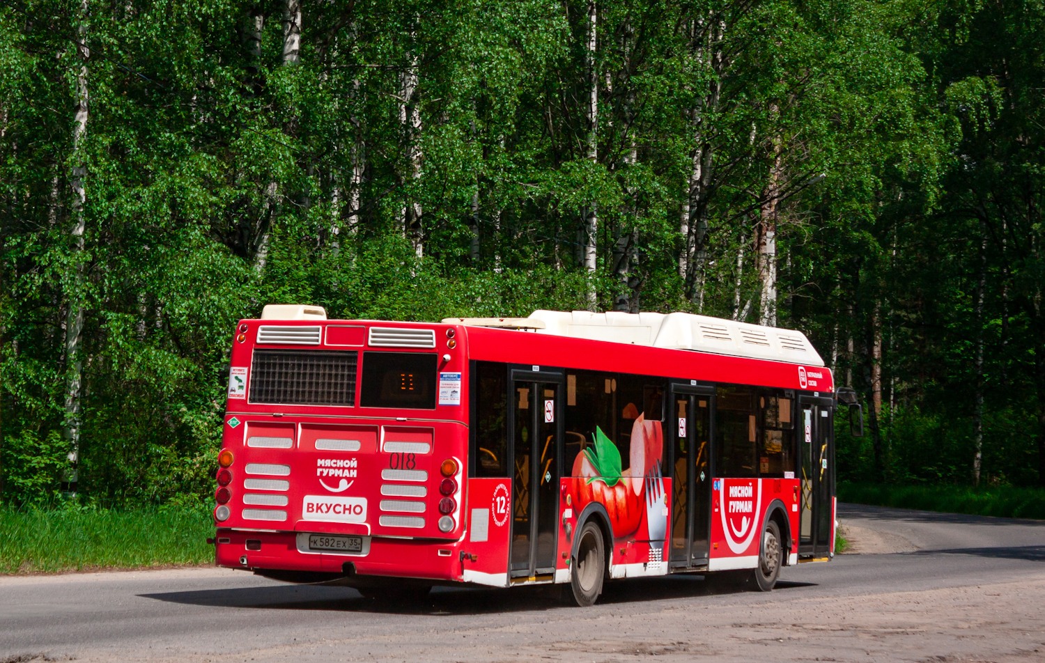 Вологодская область, ЛиАЗ-5292.67 (CNG) № 018