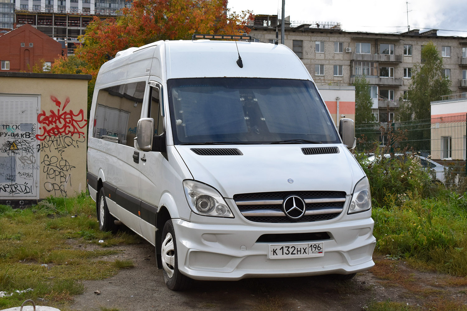 Свердловская область, Луидор-22360C (MB Sprinter) № К 132 НХ 196