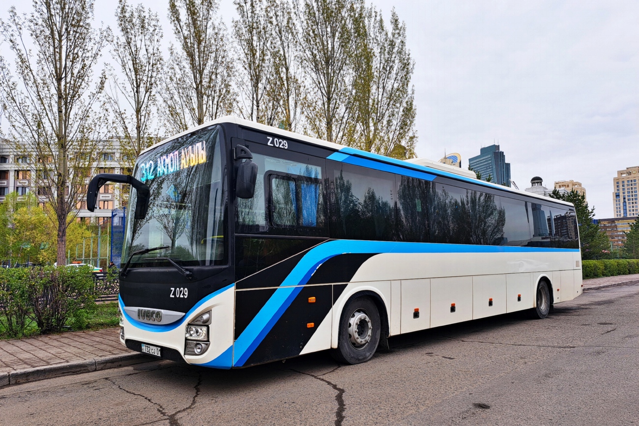 Астана, IVECO Crossway LINE 13M (СарыаркаАвтоПром) № Z029