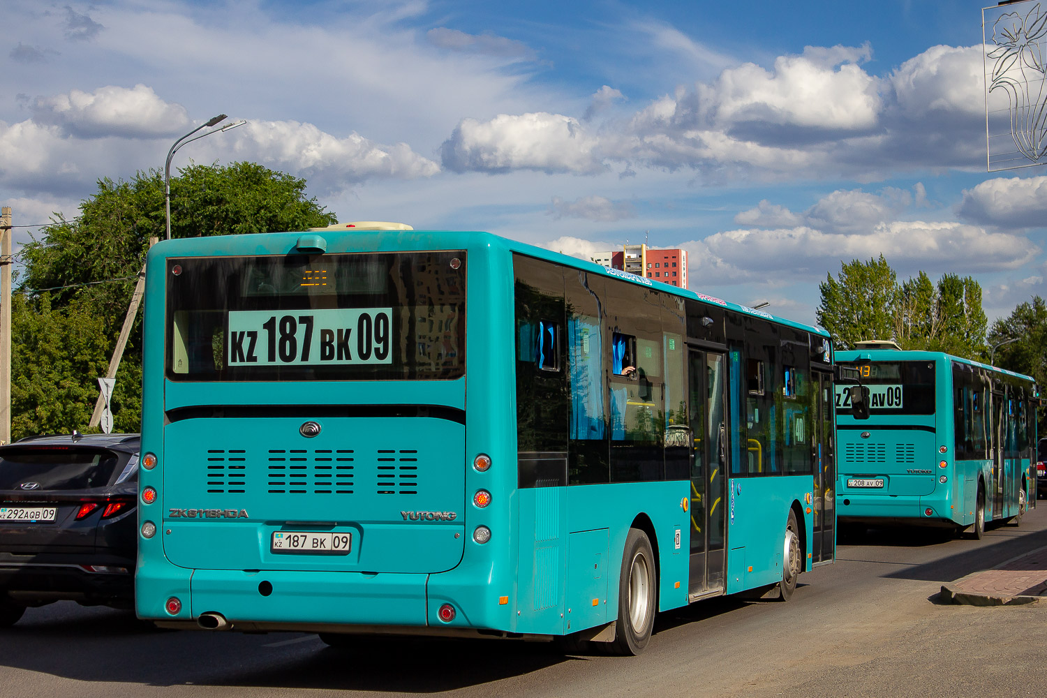 Карагандинская область, Yutong ZK6118HGA (QazTehna) № 187 BK 09