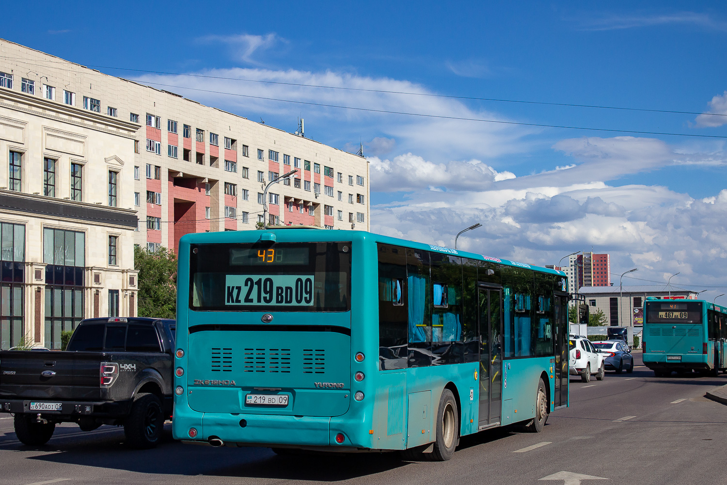 Карагандинская область, Yutong ZK6118HGA № 219 BD 09