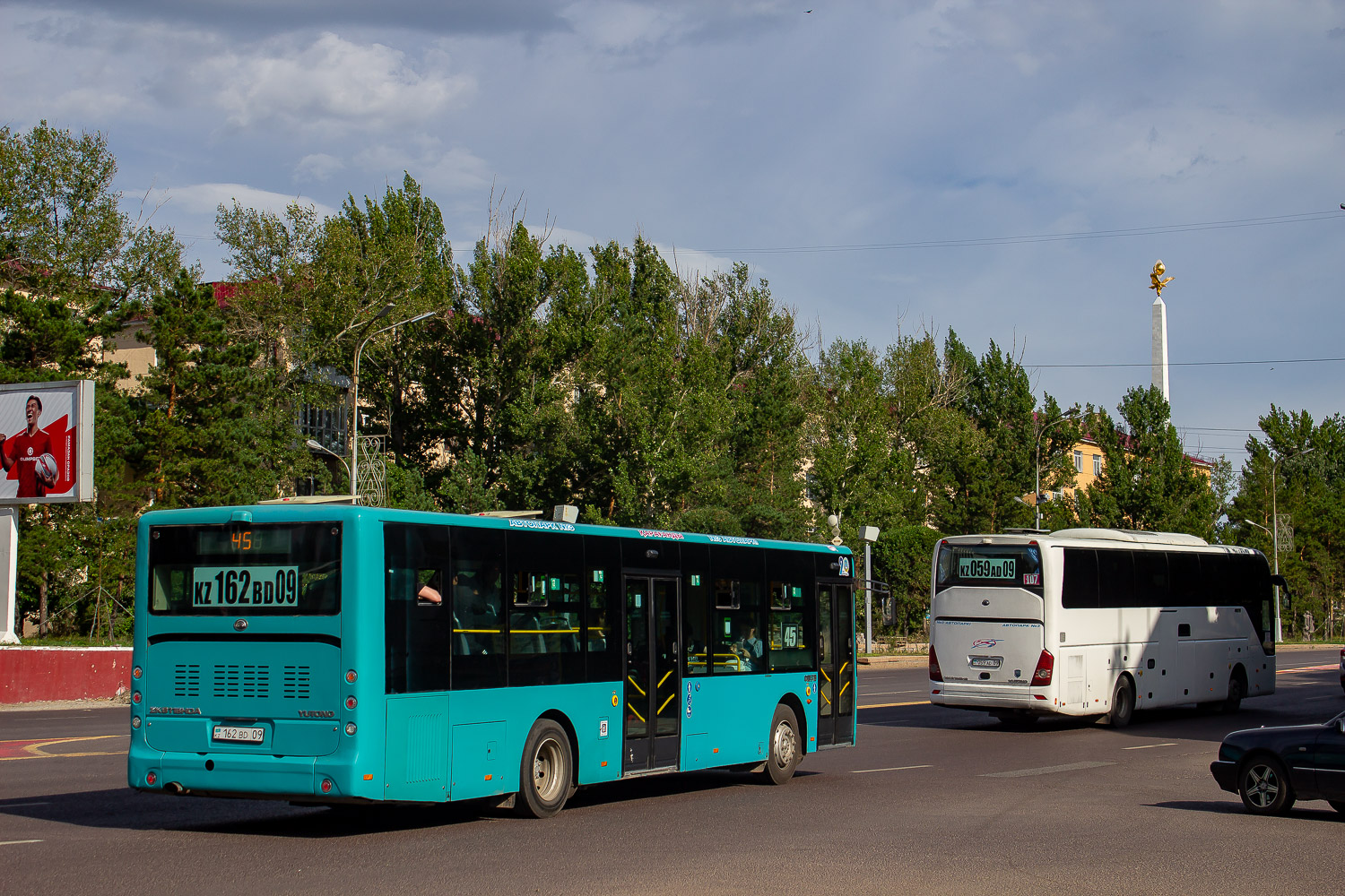 Карагандинская область, Yutong ZK6118HGA № 162 BD 09